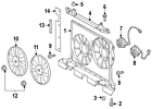 16712-36011 Scion Genuine Oem Upper Shroud