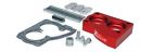 300-565 Airaid Throttle Body Spacer Billet Aluminum Red Dodge 642046305659