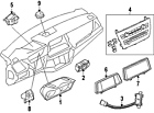 62-10-9-373-774 Bmw 62109373774 Genuine Oem