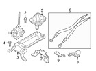 7pp-711-051 Porsche Genuine Cayenne Lever
