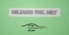 800-560 Datsun Unleaded Fuel Only Body Decal Sticker New