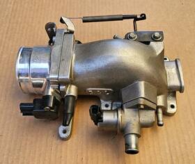 F7046 Accufab Racing 1996 2004 Mustang Gt 4.6 70mm Polished Throttle Body / C&l Upper Plenum