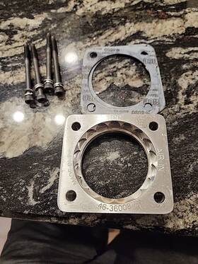 46-36008 Afe Silver Bullet Throttle Body Spacer 03-06 For Nissan 350z V6 3.5l Vq35de