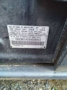 337-60910 Honda Throttle Body Valve Assembly 2.4l Ex Fits 03-05 Accord 1685065