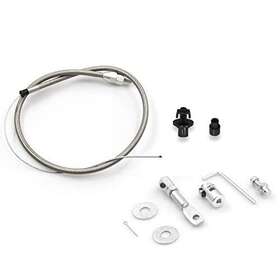 Rf8100017 Lvoup 5657 Stainless Adjustable Steel Braided Throttle Cable Kit. 36 Inch