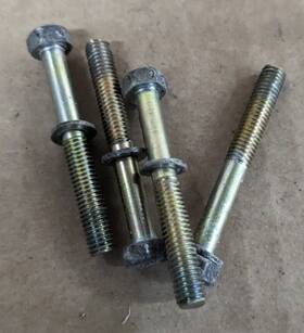 B61p-13-190 Mazda 90-93 Miata Mx5 Oem 1.6 Choke Iacv Iac Idle Air Control Valve Bolts Set 4
