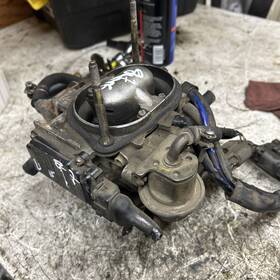 337-58665a Nissan 1986-1987 Hardbody 3.0 V6 M/t Throttle Body W Air Flow Meter #169tb