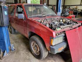 337-58667b Nissan 1987 Pathfinder Oem Throttle Body 6 Cylinder Automatic Transmission