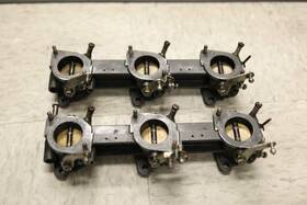 911.110.083.10 Oem 1972 Pair Of Porsche 911 E Mfi Throttle Bodies Excellent 91111008310 91111008400