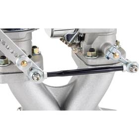 940553011-4.5 Speedway Motors Black Aluminum 3/16 10-32 Throttle Linkage Swedged Tube 4.5 Inch