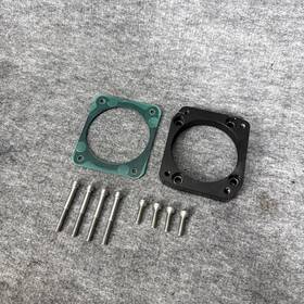 1257-tss Wap Black Throttle Body Spacer For 2003-2006 Nissan 350z Infiniti G35 Vq 3.5l