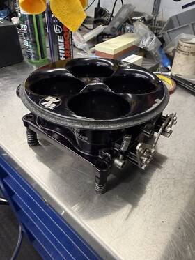 473255 Wilson Manifolds 2320 Cfm Billet Throttle Body 2.55 Bore 4500 Flg