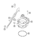 Genuine Mopar Throttle Body Support Bracket 53022297AE. Fixed Price $48.33.