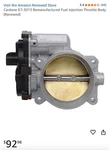 Fuel Injection Throttle BODY-ZR1 Cardone 67-3013 Reman. Fixed Price $39.36.
