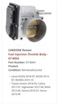Fuel Injection Throttle Body 67-8004. Fixed Price $250.00.