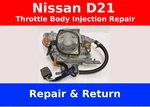 Rebuild Service 86-89 Nissan D21 Hardbody Pathfinder Throttle Tbi Injectors. Fixed Price $595.00.