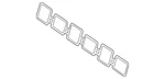 Genuine Volkswagen Manifold Gasket 03H-133-237-D. Fixed Price $20.02.