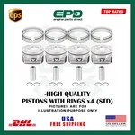For Bmw & Mini Cooper N12 N13 N14B16A N16 N18 Piston Set With Rings Std. Fixed Price $242.00.