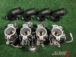 Toyota 4AGE 20VALVE Individual Throttle Bodies 4A-GE Black Top Itbs 22210-16761. Fixed Price $1000.00.