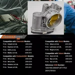 Throttle Body For Chevrolet Equinox 10-11HHR Malibu 08-11 12631186 12694871. Fixed Price $42.35.