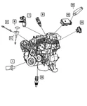 Genuine Mopar Manifold Absolute Pressure Sensor 68430082AA. Fixed Price $133.56.