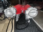 Ferrari 599, F430, 458, 575, 612, Throttle Body, And Spacer Pn 179912 + 240262. Fixed Price $400.00.