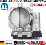 Genuine Bosch Throttle Body For 2011-2021 Chrysler Dodge Jeep Ram, 05184349AE. Fixed Price $219.95.