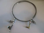 Chrysler Mopar 904 Stainless Braided Kick Down Cable Trans. Detent #6056. Fixed Price $37.99.