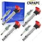 4X Oem Ignition Coil & Iridium Spark Plug For Audi A3 A4 A5 Q5 Vw Cc Eos UF529. Fixed Price $44.99.
