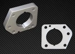 Torque Solution Throttle Body Spacer Silver Honda Civic Lx,ex,dx R18 06-11. Fixed Price $86.99.