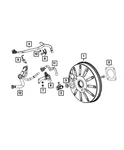 Genuine Mopar Hose Bracket 4581584AD. Fixed Price $7.83.