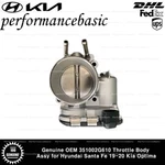 Genuine Oem 351002G610 Throttle Body Assy For Hyundai Santa Fe 19-20 Kia Optima. Fixed Price $138.00.