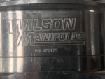 Wilson Manifolds 472175 Billet Efi Throttle Body 1287 Cfm W/4150 Flange. Fixed Price $535.00.