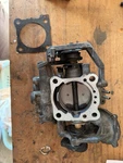 Used 2001 Mitsubishi Montero Throttle Body 3.5L + Tb Gasket, Iacv & Tps. Fixed Price $150.00.