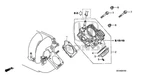 Genuine Honda Fuel Injection Throttle Body Mounting Gasket 16176-RTA-004. Fixed Price $27.00.