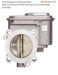 Fuel Injection Throttle Body Assembly Spectra Premium TB1150. Fixed Price $49.00.
