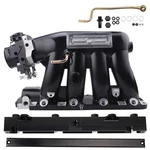 Black Intake Manifold+throttle Body+fuel Rail For Honda Civic Acura Tsx K20 K24. Fixed Price $277.99.