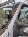 Windshield Pillar Mount Brackets Led Light Bar Fits Ford F250 F350 1999-2016. Fixed Price $135.00.
