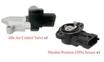 Idle Air Control Valve &throttle Position Sensor Fits: Hyundai Accent Kia Rio. Fixed Price $37.50.