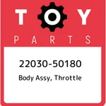 22030-50180 Toyota Body Assy, Throttle 2203050180, New Genuine Oem Part. Fixed Price $1012.22.