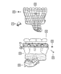 Genuine Mopar Throttle Body Support Bracket 4884871AB. Fixed Price $11.94.