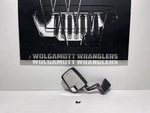 Jeep Tj Wrangler 97-02 Driver Left Sideview Mirror Black Oem W/ Bolts CC3ZZ. Fixed Price $41.34.